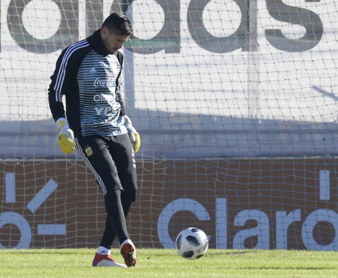 Sergio Romero se quedó por fuera del mundial
