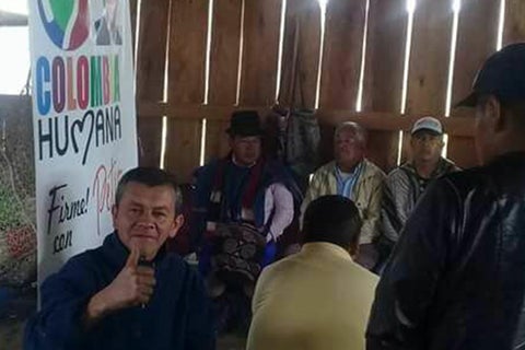 Gabriel Muñoz, testigo electoral / Tomada de la cuenta de Twitter @petrogustavo