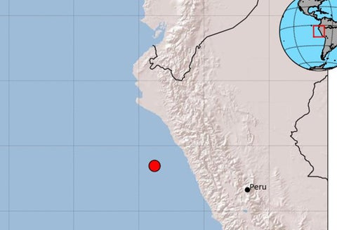 Imagen del epicentro del temblor / Tomada de la cuenta de Twitter @sgcol