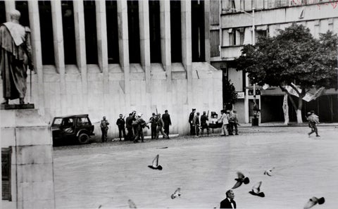 Imagen de archivo del holocausto del Palacio de Justicia