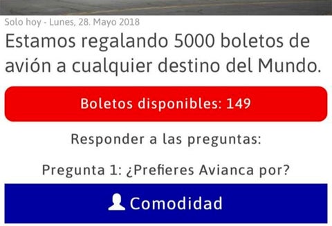 El mensaje que circula en redes sociales sobre el que Avianca se pronunció
