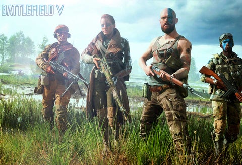 Compañía militar en Battlefield V