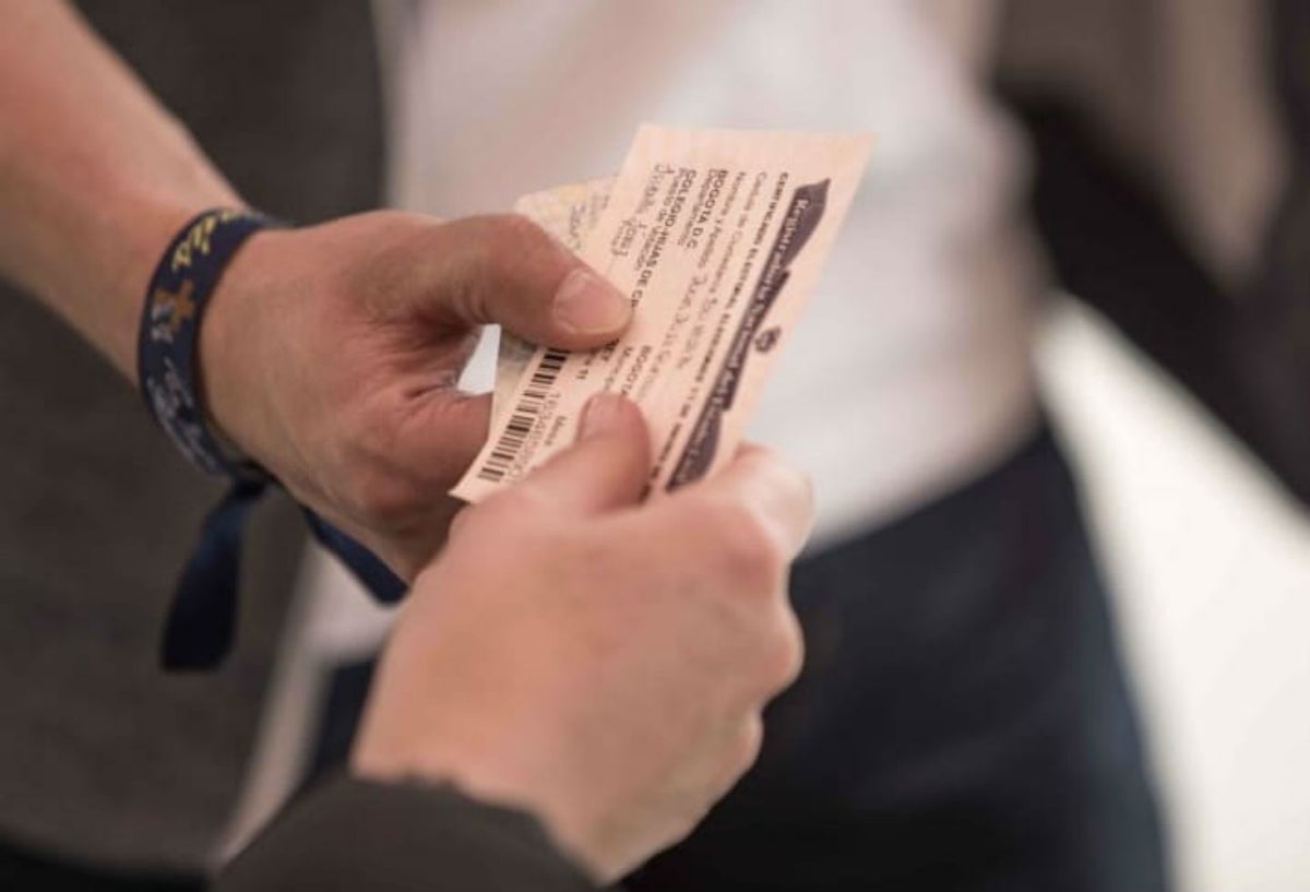 El certificado electoral por votar