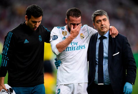 Dani Carvajal se lesionó en Kiev