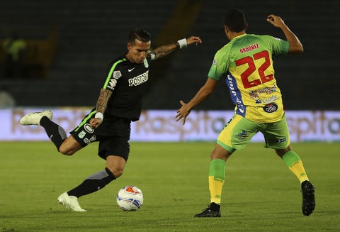 Dayro Moreno, delantero de Atlético Nacional / Foto de Inaldo Pérez, LA FM