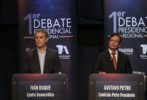 Los candidatos Iván Duque y Gustavo Petro se enfrentarán en segunda vuelta este 17 de junio