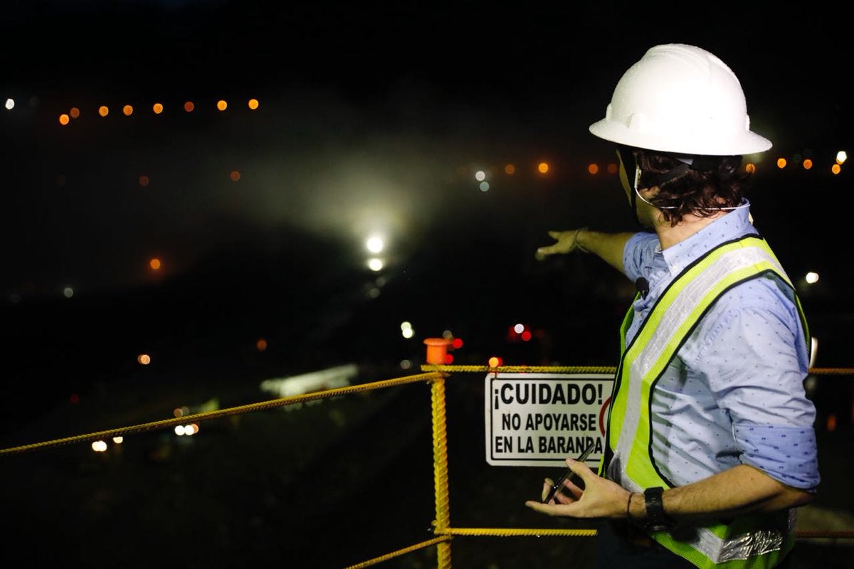 Federico Gutiérrez, alcalde de Medellín, en Hidroituango