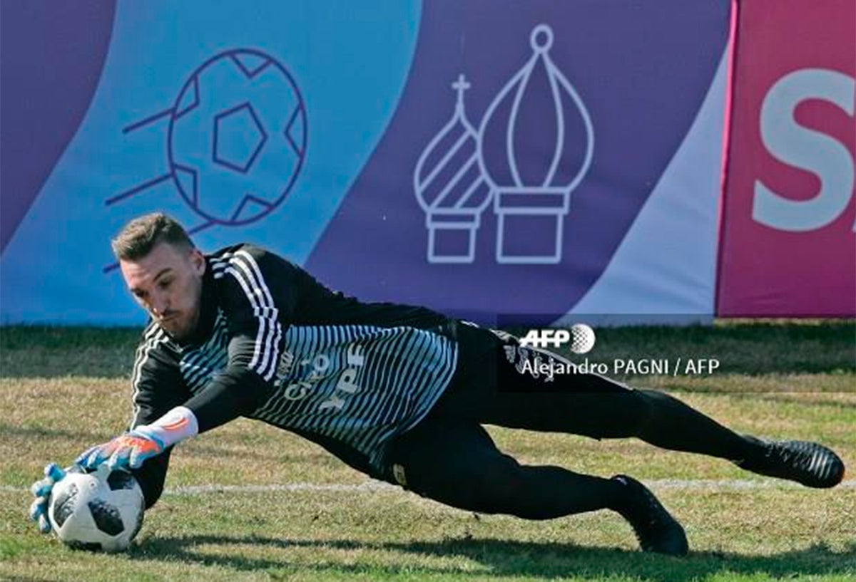 Franco Armani, portero de la Selección de Argentina