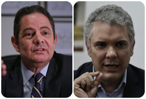 Germán Vargas e Iván Duque / Colprensa