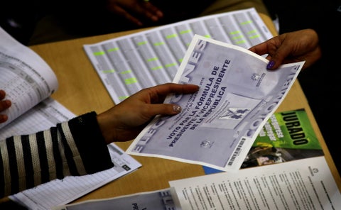 Tarjetón electoral 2018 / Inaldo Pérez, LA FM