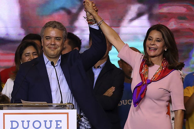 Iván Duque y Marta Lucía Ramírez / Foto de Inaldo Pérez, LA FM