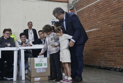 El candidato uribista Iván Duque