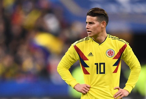 James Rodríguez, volante de la Selección Colombia