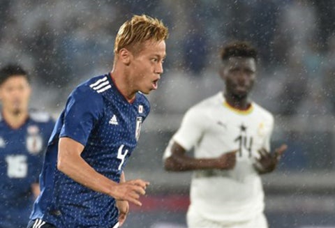 Keisuke Honda, jugador de Japón / AFP
