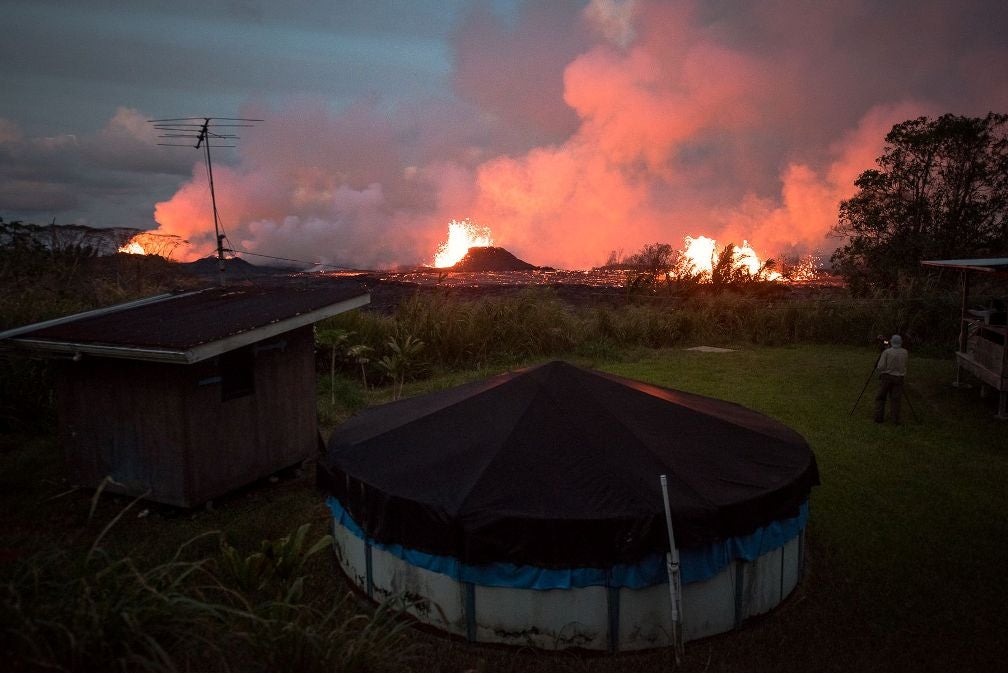 Magma volcán Kilauea