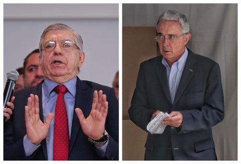 Los expresidentes César Gaviria y Álvaro Uribe / Colprensa