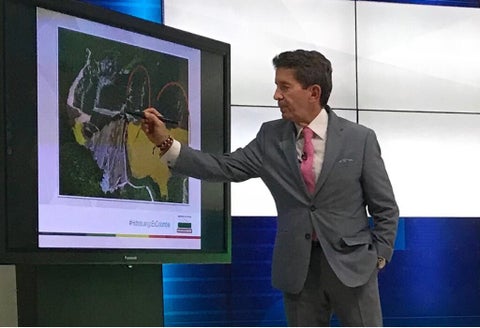 Luis Pérez, gobernador de Antioquia, hablando de Hidroituango