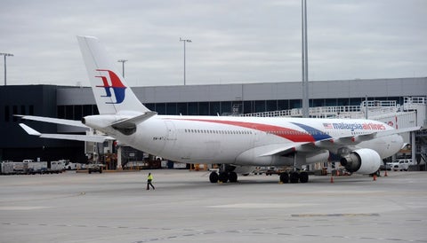 Un avión de Malaysia Airlines en Melbourne (Australia), el primero de junio de 2017