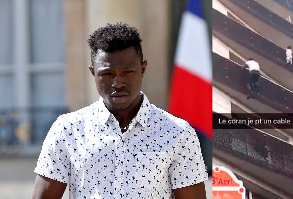 Mamoudou Gassama, hombre que rescató a un niño de un 4 piso