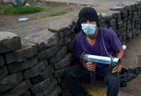 Manifestante nicaragüense / AFP