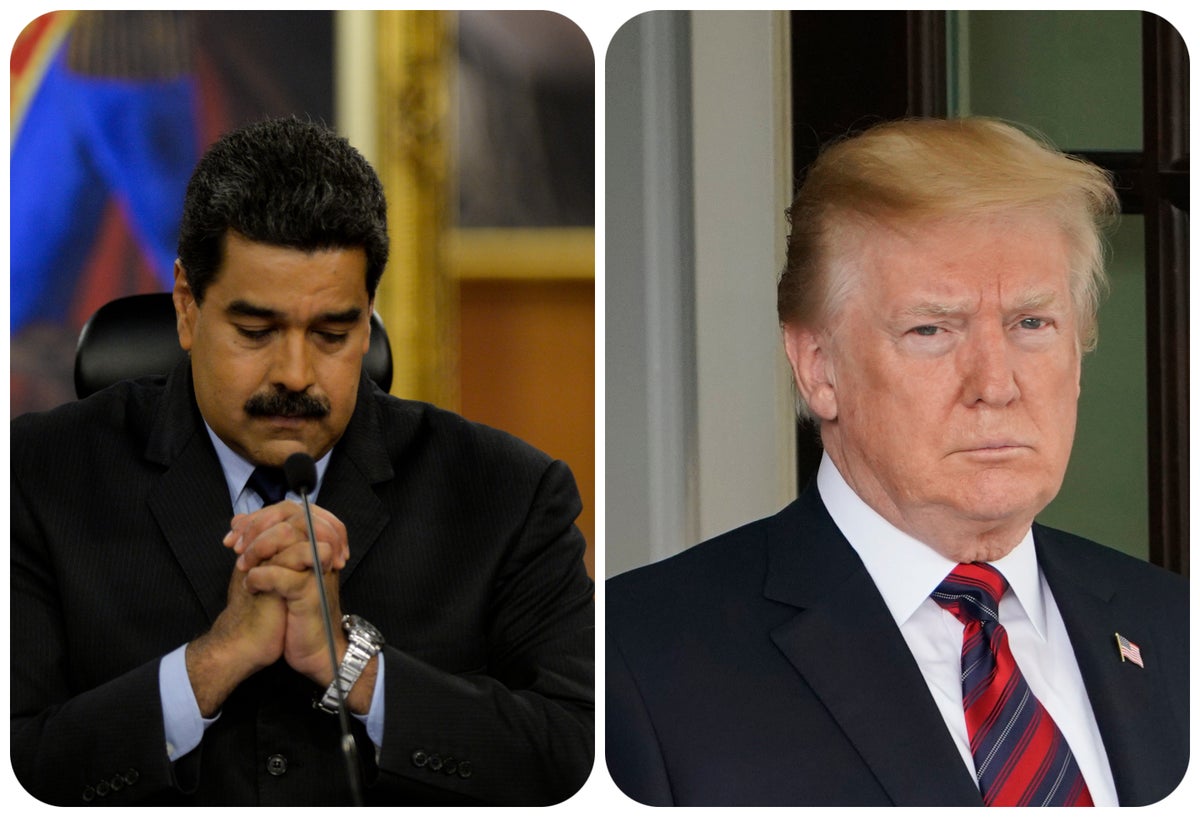Los presidentes Nicolás Maduro y Donald Trump / AFP