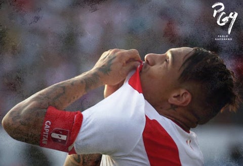 Paolo Guerrero, delantero de la Selección de Perú