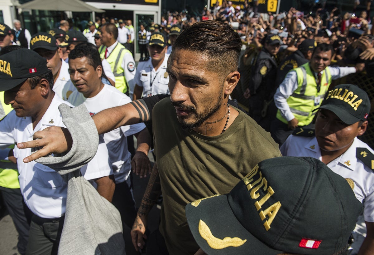 Paolo Guerrero, futbolista peruano / AFP