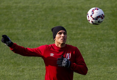 Paolo Guerrero, delantero de la Selección de Perú