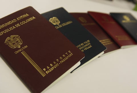 Pasaportes colombianos / Colprensa