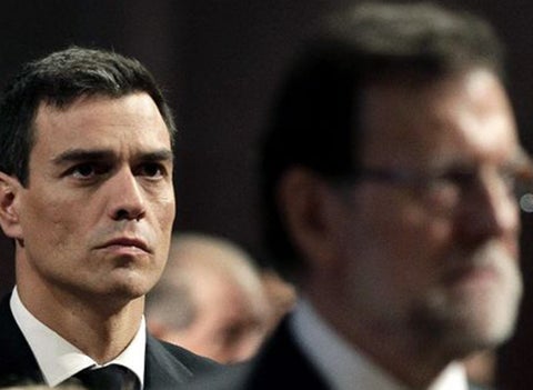 Pedro Sánchez y Mariano Rajoy