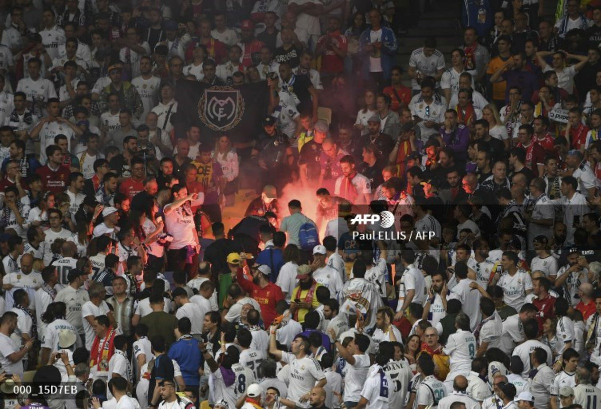 Aficionado invadió la cancha en final de Champions League entre Real Madrid vs Liverpool