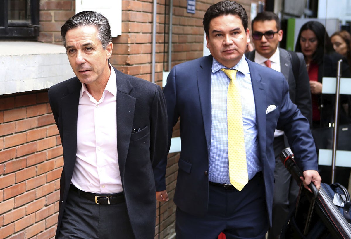 Llegada de Roberto Prieto a los juzgados de Paloquemao