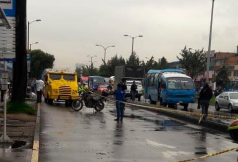 La zona donde ocurrió el robo fue acordonada por las autoridades