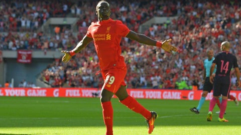 Sadio Mané, delantero del Liverpool.