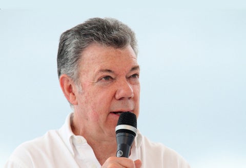 El presidente Juan Manuel Santos / Colprensa