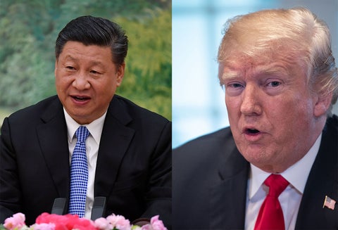 Presidente Trump y presidente Xi Jinping