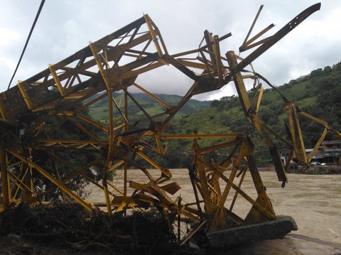 Daños en Puerto Valdivia luego de fallas en Hidroituango