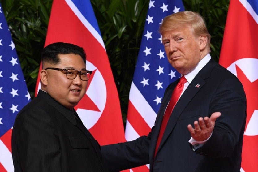 Trump y Kim