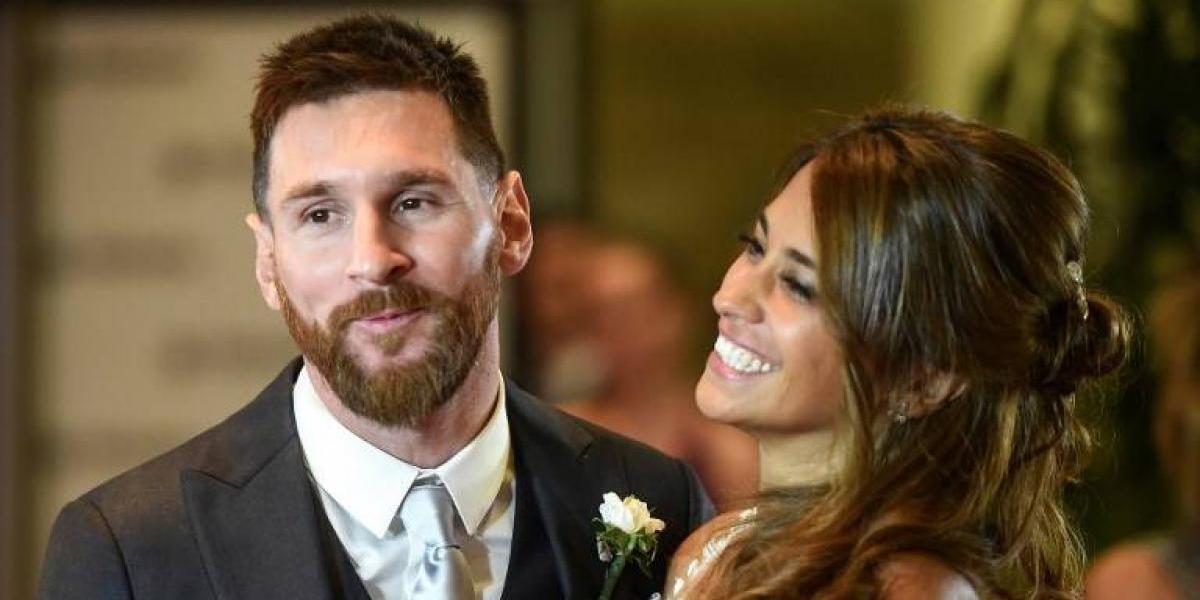 Antonela Roccuzzo y Lionel Messi