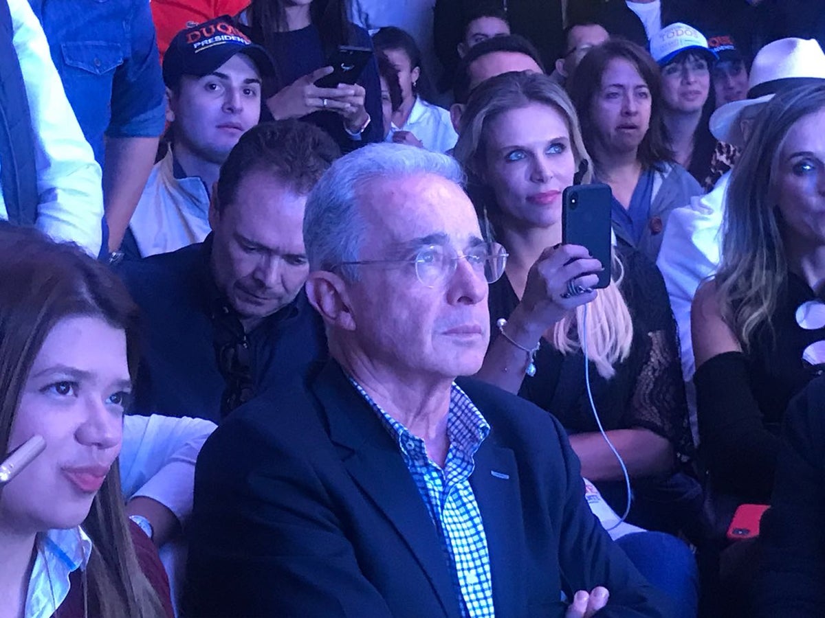 El expresidente Álvaro Uribe