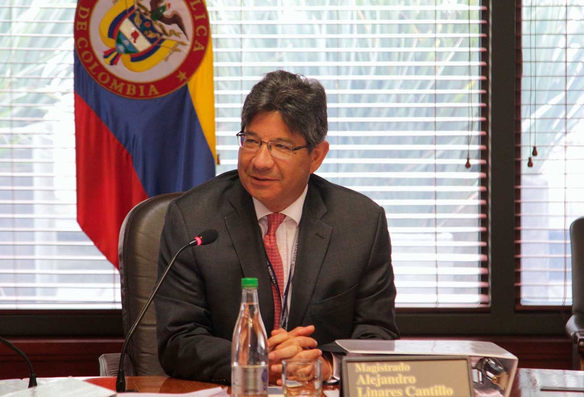 Alejandro Linares, presidente de la Corte constitucional