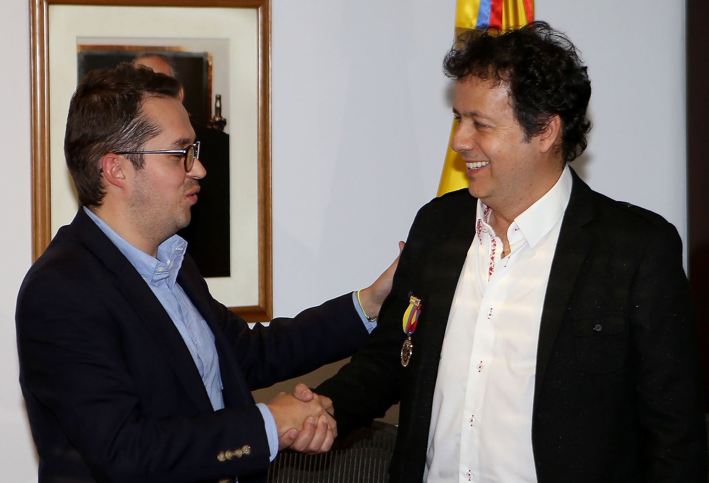 Alejandro Villalobos y Juan Sebastián Roz, Ministro de las TICS
