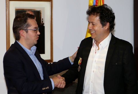 Alejandro Villalobos y Juan Sebastián Roz, Ministro de las TICS