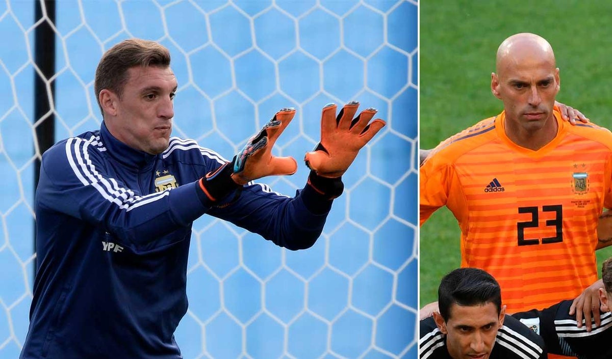 Franco Amani y Willy Caballero