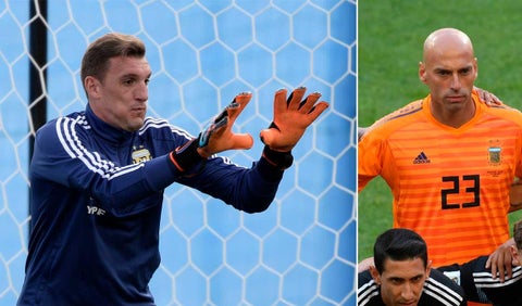 Franco Amani y Willy Caballero