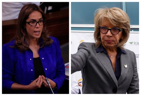 Exministras Gina Parody y Cecilia Álvarez