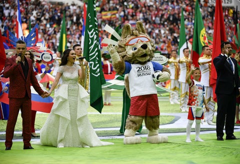 La ceremonia inaugural Rusia 2018