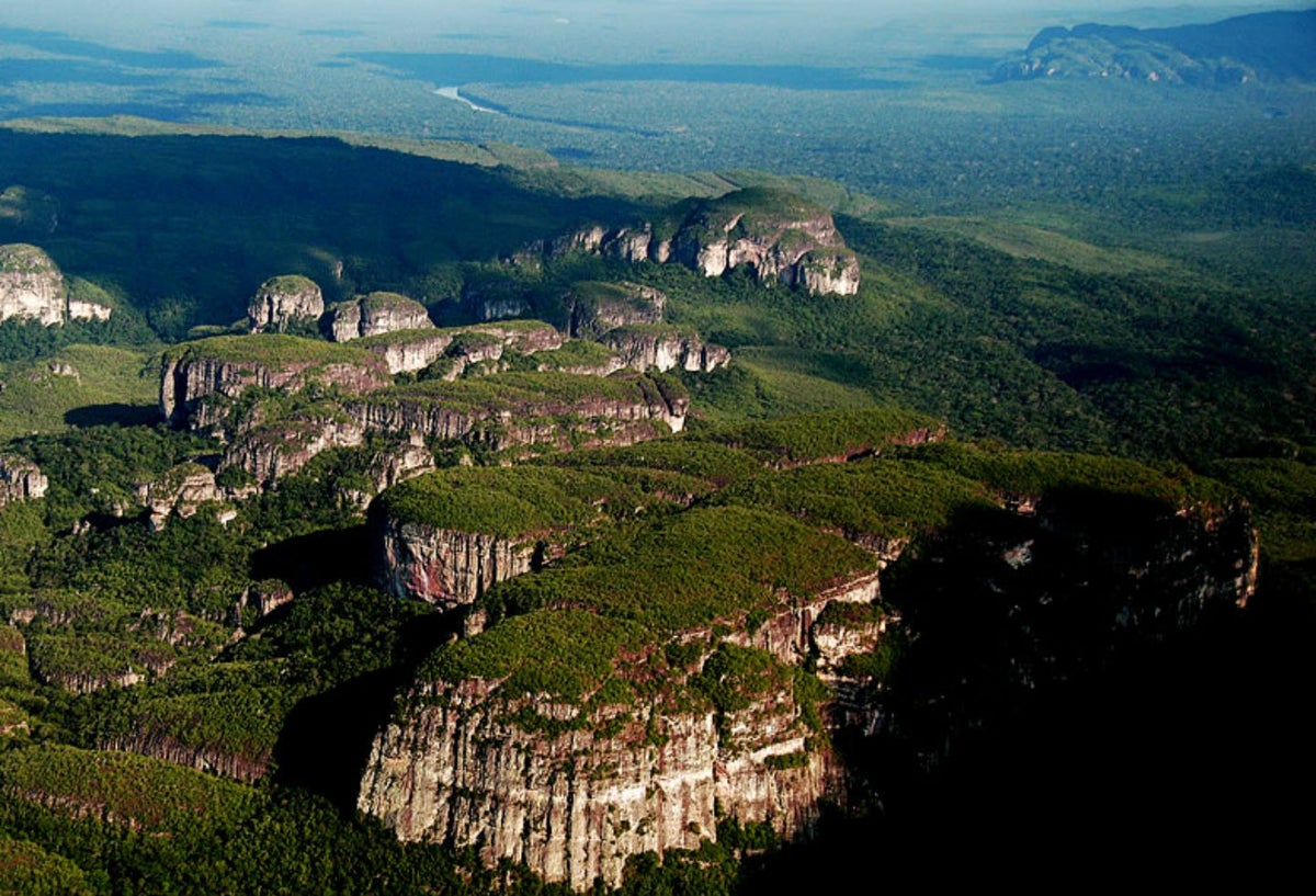 El Parque Nacional Natural Serranía de Chiribiquete, patrimonio de la humanidad.