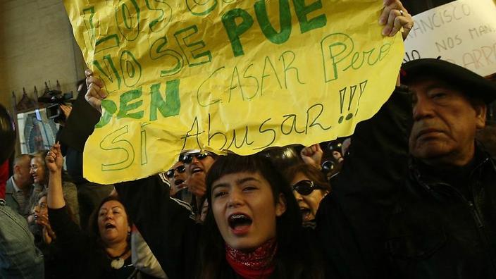 Abusos miembros de la Iglesia Católica en Chile.