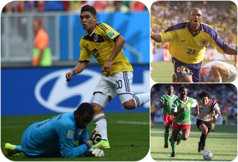 Colombia ha enfrentado a tres equipos africanos en su paso por los mundiales